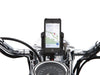 Premium Smartphone / GPS Holder with Charger - Chrome Clamp Suits 1-1/4in. Bars