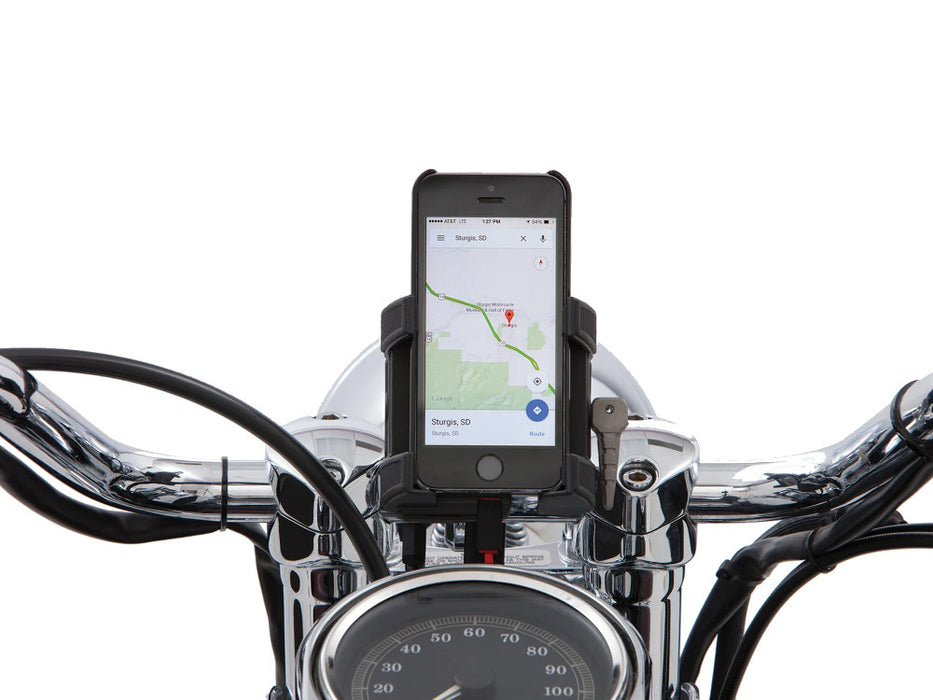 Standard Smartphone / GPS Holder - Chrome Clamp Suits 7/8-1in. Bars
