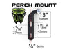 Big Ass Drink Holder with Perch Mount - Chrome