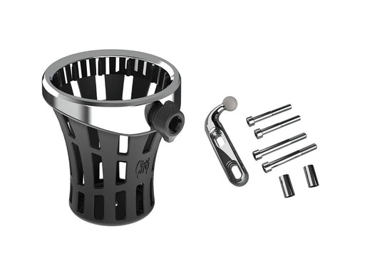 Big Ass Drink Holder with Perch Mount - Chrome