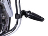 Footpeg Mounts with 1-1/4in. Hingeless Clamps - Chrome