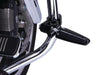 Footpeg Mounts with 1-1/4in. Hingeless Clamps - Black