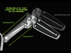 Standard Length Frame Mounted, Adjustable Cruise Arm Highway Peg - Black. Fits Street Glide & Road Glide 2024up