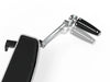 Extended Length Frame Mounted, Adjustable Cruise Arm Highway Peg - Black. Fits Touring 2009up