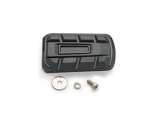Chicane Brake Pedal Pad - Black. Fits Touring 1980up, FL Softail 1986-2017 & Dyna Switchback 2012-2016