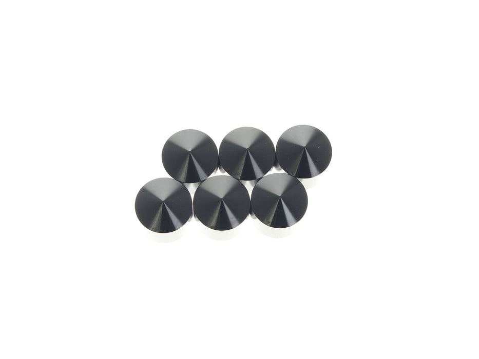 Rocker Cover Bolt Covers - Black. Fits Twin Cam 1999-2017