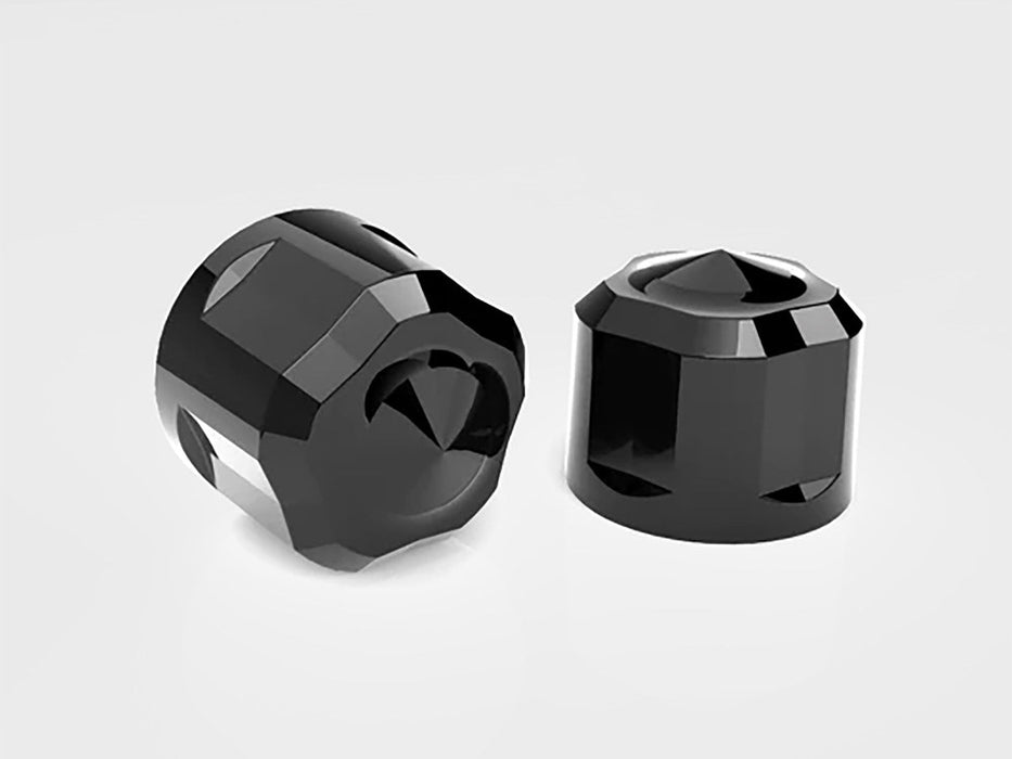 Engine, Transmission & Primary Bolt Cover Kit - Black Diamond Cut. Fits Twin Cam 1999-2017