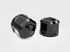 Diamond Cut Bolt Covers - Black. Fits Socket Head Bolt with 1/4in. Thread. Pack of 10