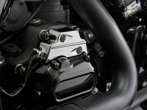 Metal Gear Position Sensor Cover - Chrome. Fits Softail 2025up & Touring 2025up