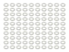 1/4in. Flat Washer - Chrome. Pack of 100.