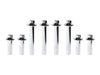 Head Bolts with Polished 12 Point - Chrome. Fits Evo Big Twin 1985-1991, Sportster 1986-1992 & S&S Heads.