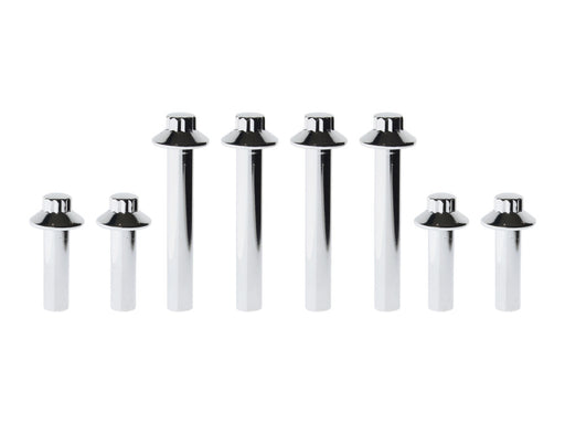 Head Bolts with Polished 12 Point - Chrome. Fits Evo Big Twin 1985-1991, Sportster 1986-1992 & S&S Heads.