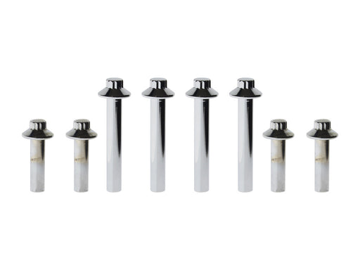 Head Bolts with Polished 12 Point - Chrome. Fits Big Twin 1992-2017 & Sportster 1993-2021.