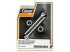 Rear Axle Adjusting Kit with Dome Adjuster Bolts & Nuts - Chrome. Fits Softail 2000-2007.