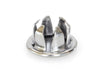 3/8in. (10mm) Hole Plugs - Chrome. Pack of 100.