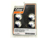 Smooth Head Bolt Covers - Chrome. Fits Big Twin 1985-2017 & Sportster 1986-2021.