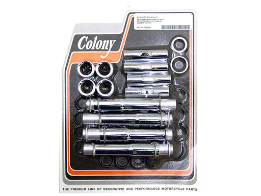 Pushrod Covers - Chrome. Fits Sportster 2004-2021