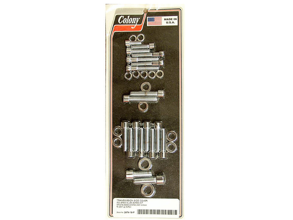 Transmission Side Cover Mount Kit. Fits Softail 2007-2017