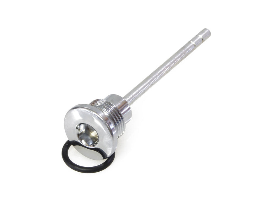 Transmission Oil Dipstick - Chrome. Fits Softail 2007up, Dyna 2006-2017 & Touring 2007-2016