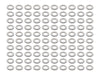 3/8in. Flat Washer - Chrome. Pack of 100.