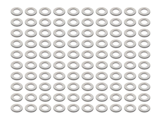 3/8in. Flat Washer - Chrome. Pack of 100.