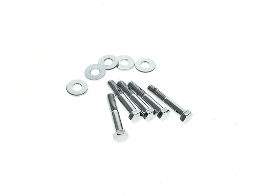 Rear Pulley or Sprocket Bolts - Chrome Hex Head. 7/16in.-14 x 2.50in.