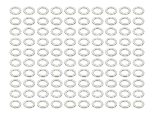 7/16in. Flat Washer - Chrome. Pack of 100.