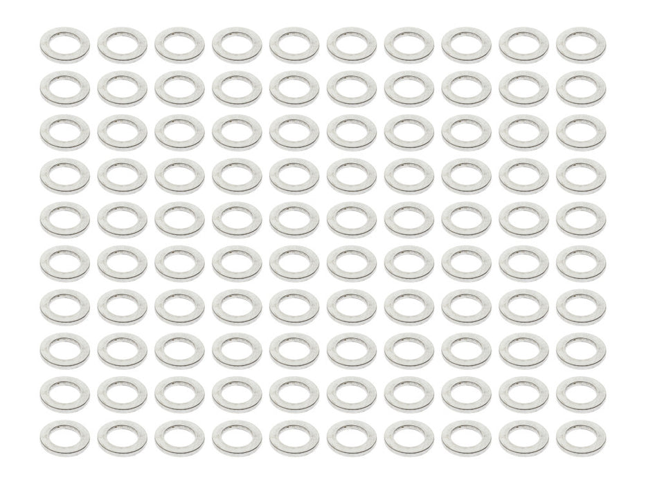 7/16in. Flat Washer - Chrome. Pack of 100.