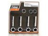 Upper Pushrod Covers - Chrome. Fits Sportster 1957-1985 & Pan 1948-1965.