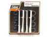 Lower Pushrod Covers - Chrome. Fits Pan & Shovel 1948- Early 1979.