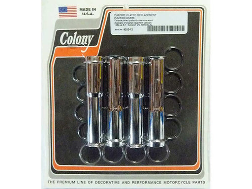 Lower Pushrod Covers - Chrome. Fits Evo 1984up & Sportster 1986-1990.
