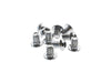 1/4-20 x 3/8in. UNC Button Head Allen Bolts - Chrome. Pack 10.