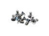 3/8-24 x 3/4in. UNF Flat Head Allen Bolts - Chrome. Pack 10.