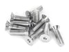 7/16-20 x 1-1/2in. UNF Flat Head Allen Bolt - Chrome. Pack 10.