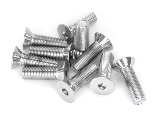 7/16-20 x 1-1/2in. UNF Flat Head Allen Bolt - Chrome. Pack 10.