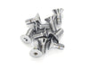 1/4-20 x 5/8in. UNC Flat Head Allen Bolts - Chrome. Pack 10.