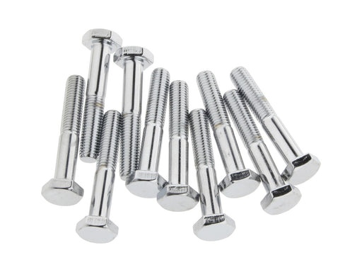1/4-28 x 1-1/2in. UNF Hex Head Bolts - Chrome. Pack 10.