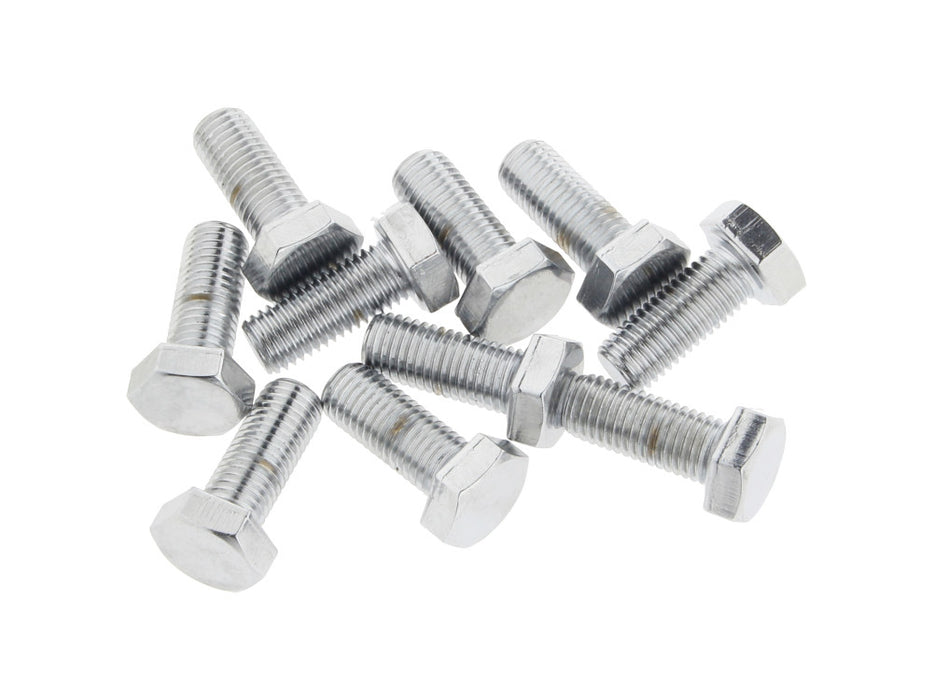 5/16-24 x 3/4in. UNF Hex Head Bolts - Chrome. Pack 10.
