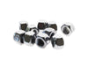 5/16-24 UNF Nylon Insert Locknuts - Chrome. Pack 10.