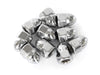 3/8-24 UNF Acorn OEM Style Nuts - Chrome. Pack 10.