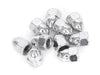 7/16-14 UNC Acorn OEM Style Nuts - Chrome. Pack 10.