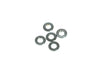 1/4in. ID x 1/8in. Wide Steel Spacers - Chrome. Pack 5.