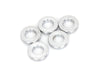 5/16in. ID x 1/8in. Wide Steel Spacers - Chrome. Pack 5.