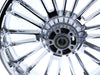 18in. x 5.50in. wide Atlantic 3D Wheel with Rear Hub - Chrome. Fits Touring 2009up with ABS