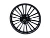 21in. x 3.50in. wide Atlantic 3D Wheel with Front Hub - Gloss Black. Fits Touring 2008up with ABS