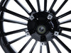 21in. x 3.50in. wide Atlantic 3D Wheel with Front Hub - Gloss Black. Fits Touring 2008up with ABS