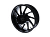 18in. x 5.50in. wide Hurricane 3D Wheel with Rear Hub - Gloss Black. Fits Touring 2009up with ABS