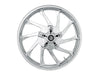 21in. x 3.50in. wide Hurricane 3D Wheel with Front Hub - Chrome. Fits Touring 2008up with ABS