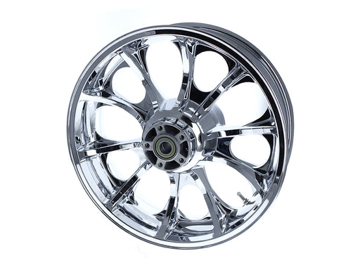 18in. x 5.50in. wide Largo 3D Wheel with Rear Hub - Chrome. Fits Touring 2009up with ABS