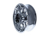 18in. x 5.50in. wide Largo 3D Wheel with Rear Hub - Chrome. Fits Touring 2009up with ABS